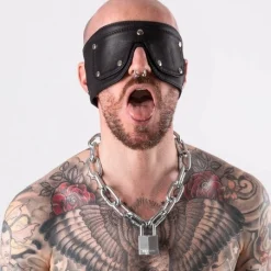 RoB Accessoires Masque Bastille Cuir -Vestiaire Fetish Soldes masque bastille cuir 4