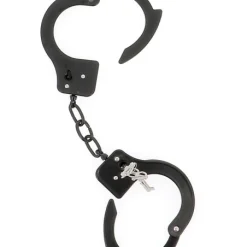 Autres Menottes Métal Noir -Vestiaire Fetish Soldes menottes metal noir 5