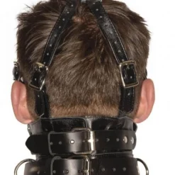 Muselière Premium En Cuir Avec Bâillons - Strict Leather -Vestiaire Fetish Soldes museliere premium en cuir avec baillons strict leather 3