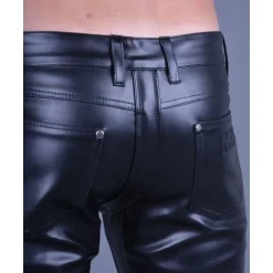 Mr. Riegillio Pantalon Slim Simili-cuir Invisible Thru -Vestiaire Fetish Soldes pantalon slim simili cuir invisible thru 3