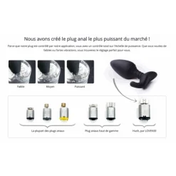 We-Vibe Plug Connecté Vibrant Hush -Vestiaire Fetish Soldes plug connecte vibrant hush 5