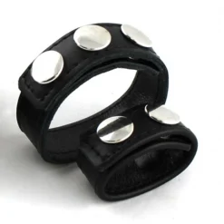 RoB Accessoires Cockring Ballstretcher En Cuir