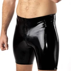RoB Latex Et Néoprène Short Fullzip Latex -Vestiaire Fetish Soldes short fullzip latex 2