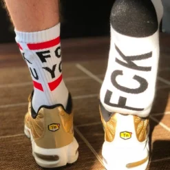 Chaussettes FCK YOU Sk8erboy -Vestiaire Fetish Soldes sk8erboy chaussettes fck you sk8erboy 3