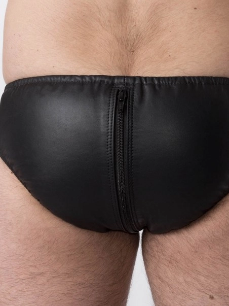 Rob Slip Zippé Cuir 2 Rob Slip Zippé Cuir – Image 2