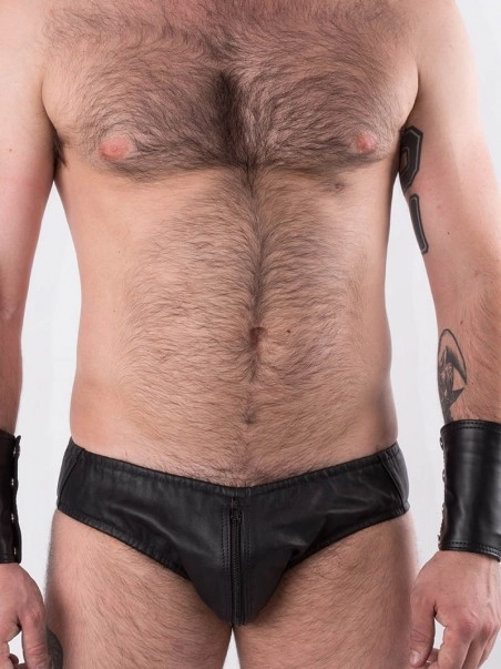 Rob Slip Zippé Cuir 3 Rob Slip Zippé Cuir – Image 3