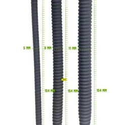 Brutus Lot 3 Tiges Urètres Striées Souples -Vestiaire Fetish Soldes tiges uretre striees 2